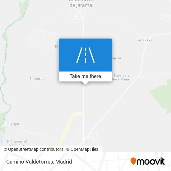 Camino Valdetorres map