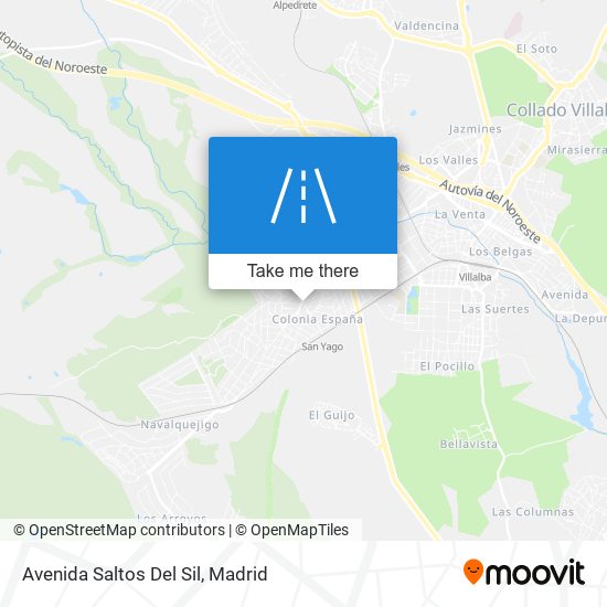 mapa Avenida Saltos Del Sil