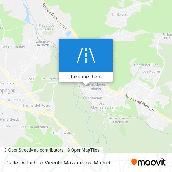 Calle De Isidoro Vicente Mazariegos map