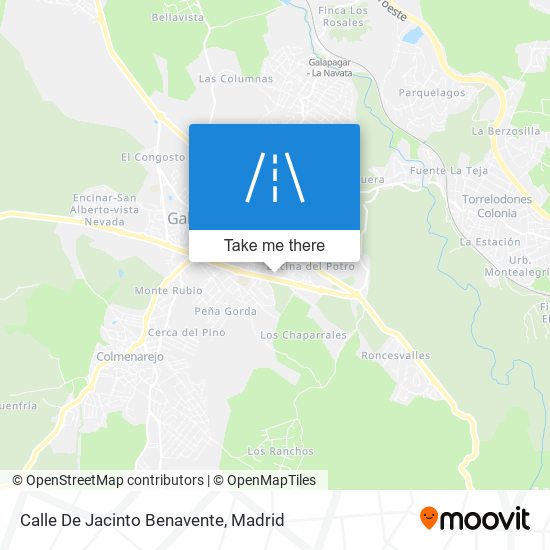 Calle De Jacinto Benavente map