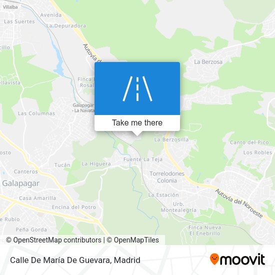 Calle De María De Guevara map