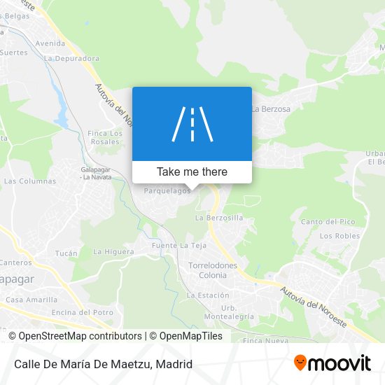 Calle De María De Maetzu map