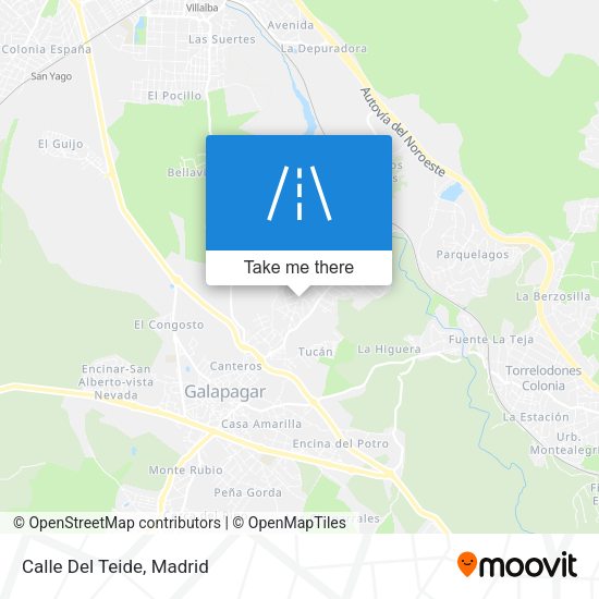 Calle Del Teide map