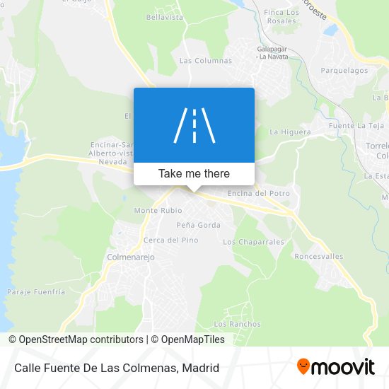 Calle Fuente De Las Colmenas map