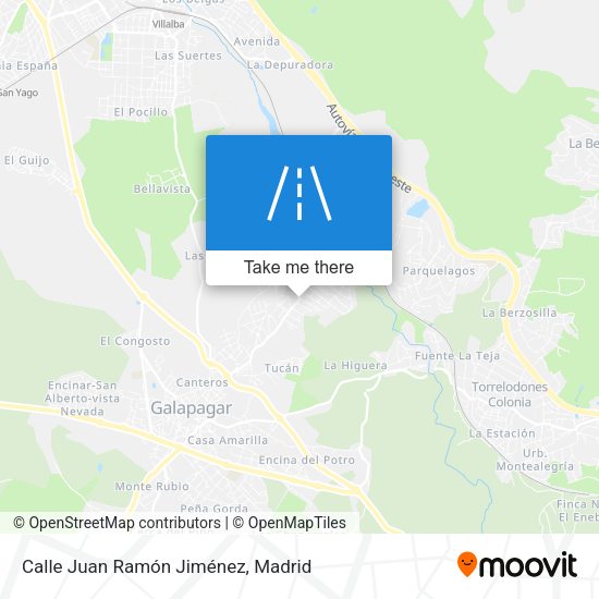 Calle Juan Ramón Jiménez map