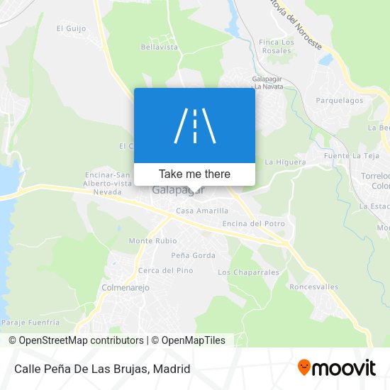 Calle Peña De Las Brujas map