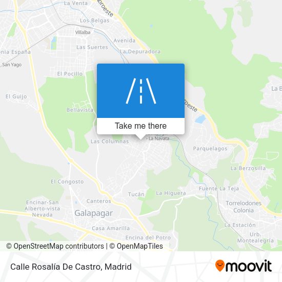 Calle Rosalía De Castro map