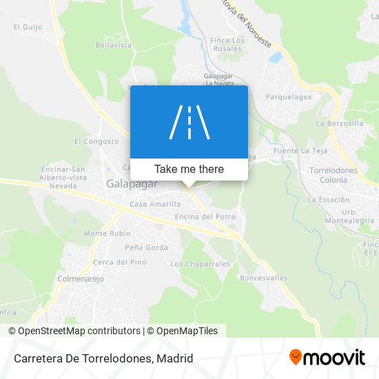 Carretera De Torrelodones map