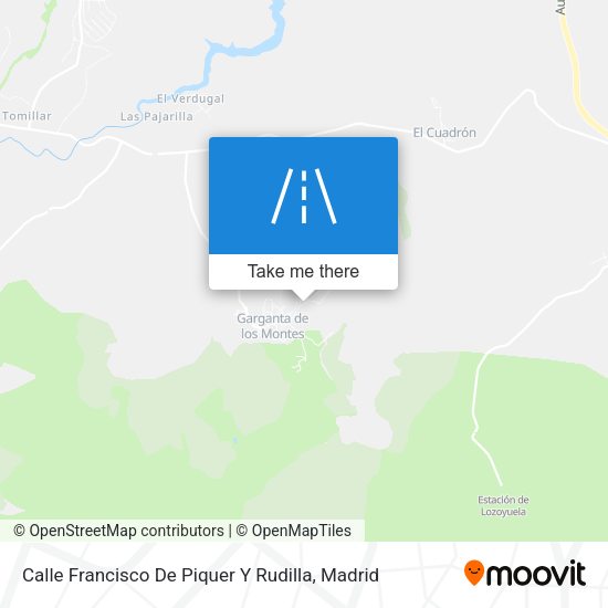 Calle Francisco De Piquer Y Rudilla map
