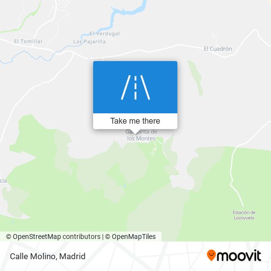 mapa Calle Molino