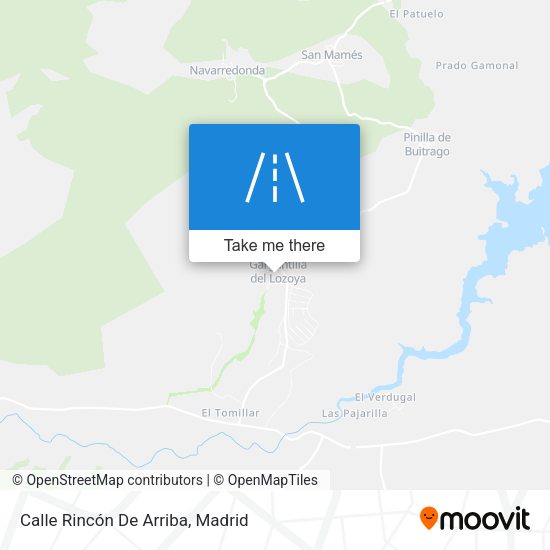 Calle Rincón De Arriba map