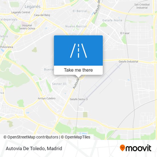 Autovía De Toledo map