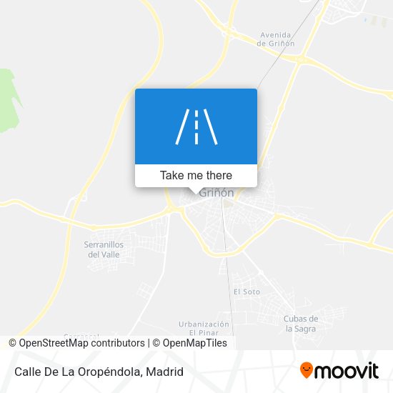 Calle De La Oropéndola map