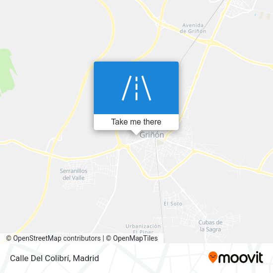 Calle Del Colibrí map