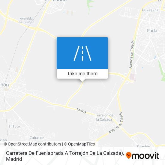 Carretera De Fuenlabrada A Torrejón De La Calzada) map