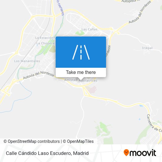 Calle Cándido Laso Escudero map