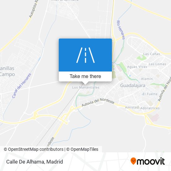 mapa Calle De Alhama