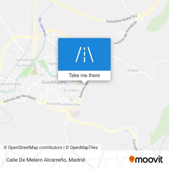 Calle De Melero Alcarreño map