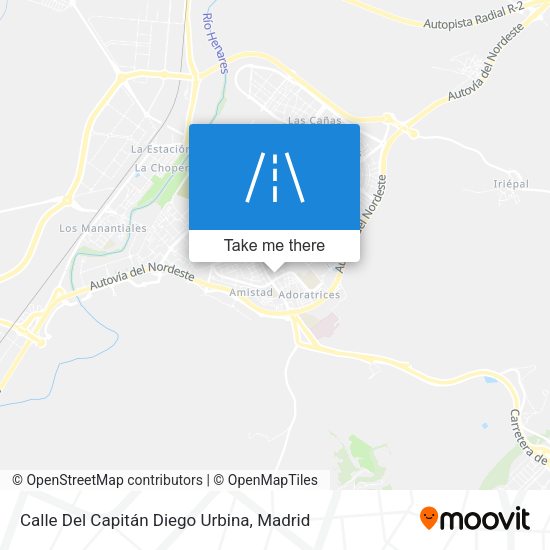 Calle Del Capitán Diego Urbina map
