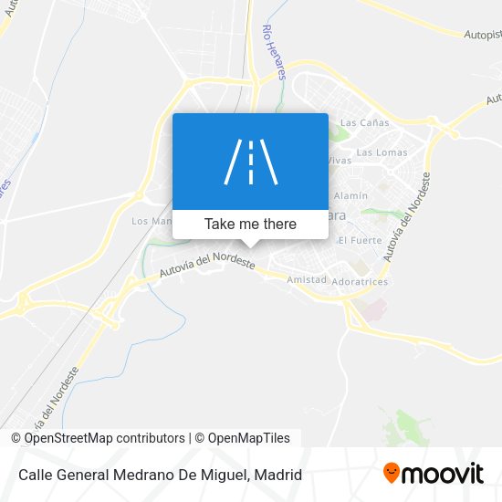 Calle General Medrano De Miguel map
