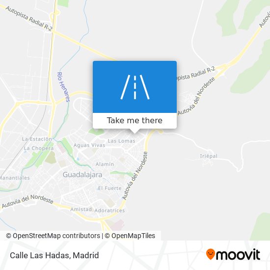 Calle Las Hadas map