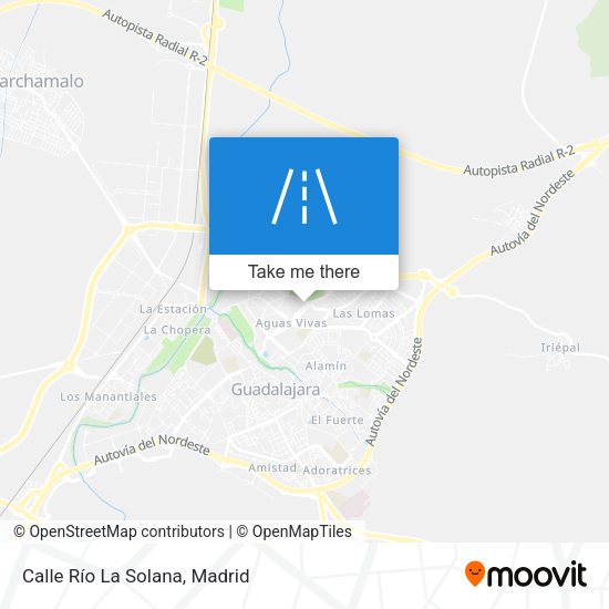 Calle Río La Solana map