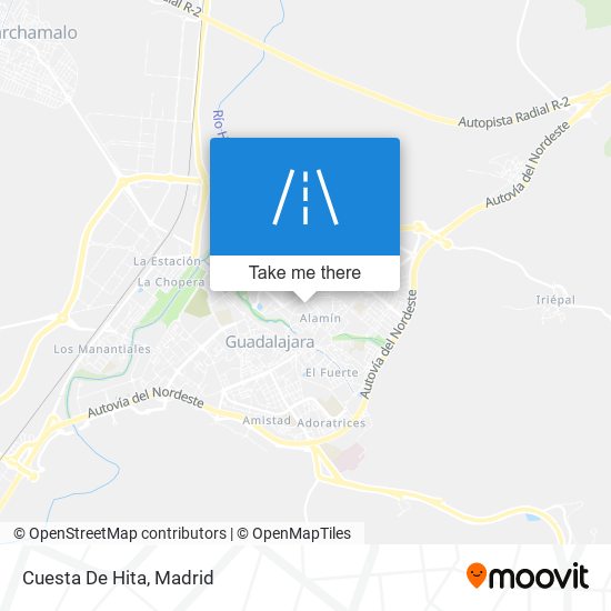 Cuesta De Hita map