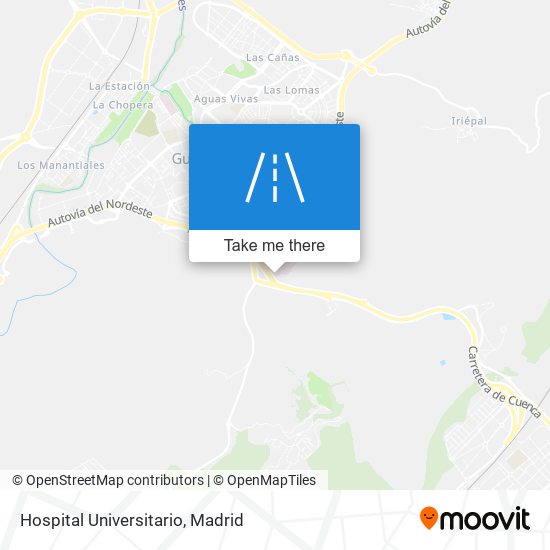 Hospital Universitario map