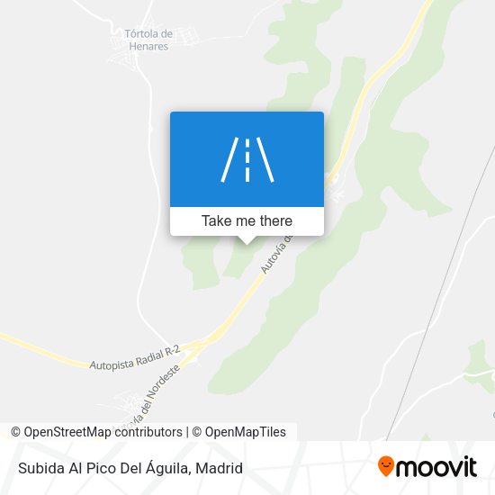 Subida Al Pico Del Águila map