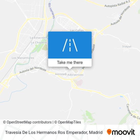 Travesía De Los Hermanos Ros Emperador map