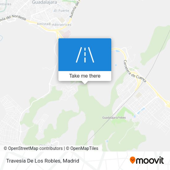 Travesía De Los Robles map