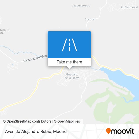 mapa Avenida Alejandro Rubio