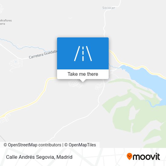 Calle Andrés Segovia map