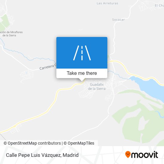 mapa Calle Pepe Luis Vázquez