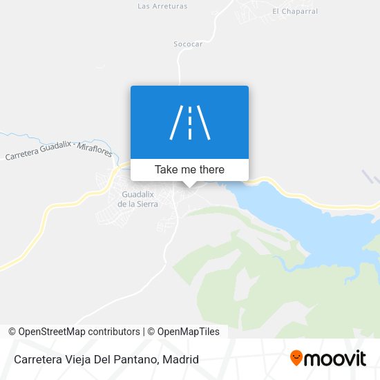 Carretera Vieja Del Pantano map