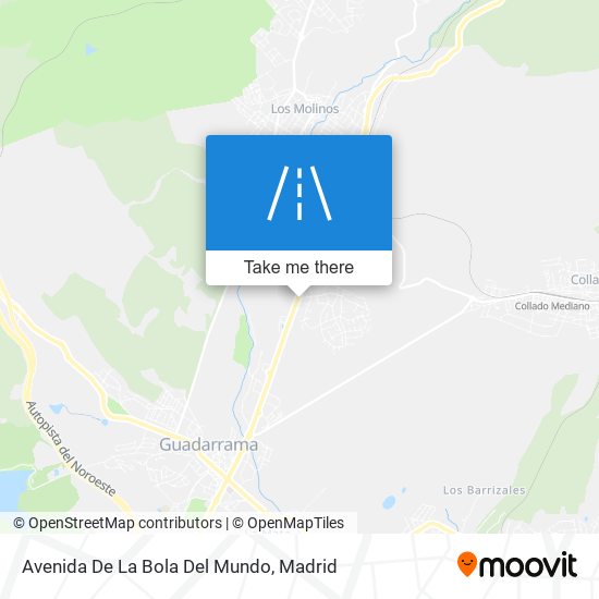 Avenida De La Bola Del Mundo map