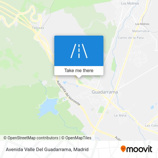Avenida Valle Del Guadarrama map