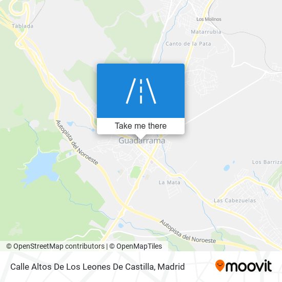 Calle Altos De Los Leones De Castilla map