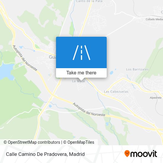 Calle Camino De Pradovera map