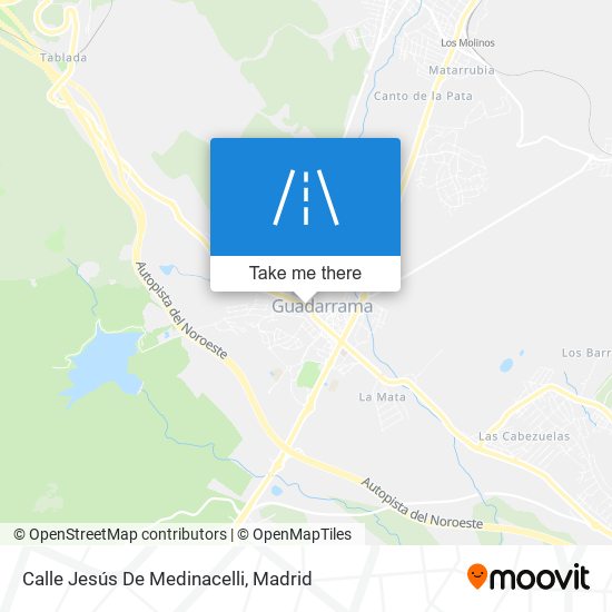 mapa Calle Jesús De Medinacelli