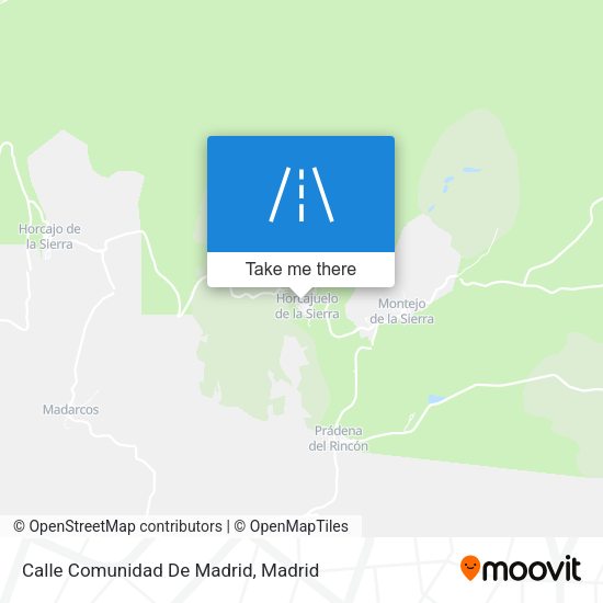Calle Comunidad De Madrid map