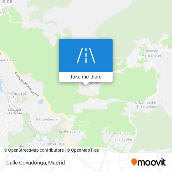 Calle Covadonga map
