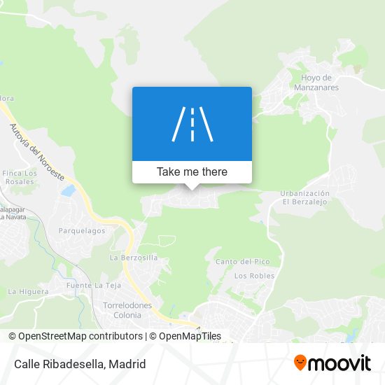 mapa Calle Ribadesella