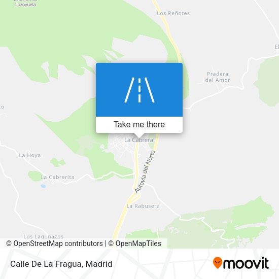 mapa Calle De La Fragua