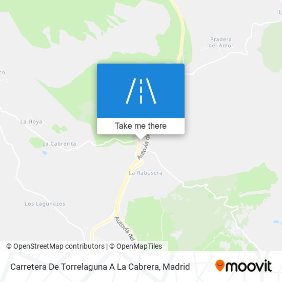 Carretera De Torrelaguna A La Cabrera map