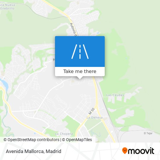 Avenida Mallorca map