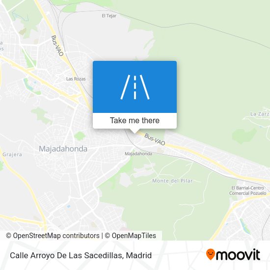 Calle Arroyo De Las Sacedillas map