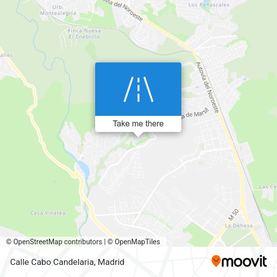 Calle Cabo Candelaria map
