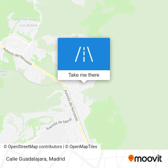 mapa Calle Guadalajara