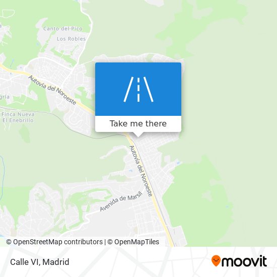 Calle VI map